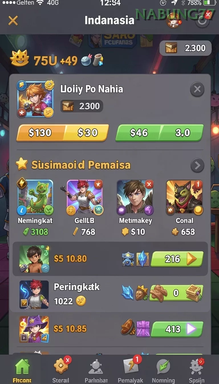 Cuplikan layar SVIP9 — halaman utama